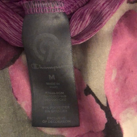 Champion Purple Long Sleeve Workout Top - Picture 4 of 5